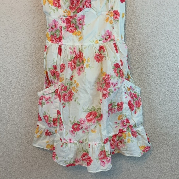 Abercrombie kids floral summer dress sz L sweetheart neckline casual school - Picture 3 of 8